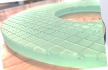 Glass(Quartz) lapping plate